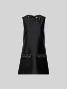 Self-Portrait Etuikleid mit Strassstein-Besatz in Black, Größe L