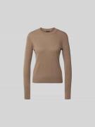 Joseph Kaschmirpullover in Strick-Optik in Altrosa, Größe L