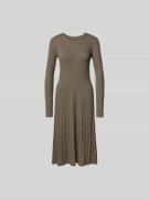 Joseph Wollkleid in Strick-Optik in Mittelgrau, Größe L