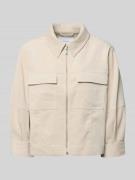 OPUS Cordjacke mit Brusttaschen Modell 'Hamoni' in Sand, Größe 38