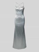 Mascara Abendkleid mit Ziersteinbesatz in Gruen, Größe 38