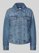 Jake*s Casual Jeansjacke mit Brustpattentaschen in Jeansblau, Größe 34