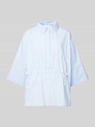 Rich & Royal Regular Fit Bluse mit Tunnelzug in Blau, Größe 34