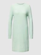 Christian Berg Woman Knielanges Strickkleid aus Woll-Mix in Schilf, Gr...