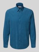 Samsøe Samsøe Freizeithemd mit Knopfleiste Modell 'SALIAM' in Blau, Gr...