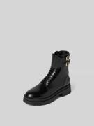 Anine Bing Schnürboots aus echtem Leder in Black, Größe 40