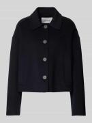 Ivy Oak Blouson mit Knopfleiste Modell 'JAIA' in Marine, Größe M