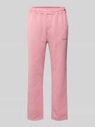 Pegador Sweatpants mit elastischem Bund in Altrosa, Größe L
