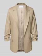 Jake*s Collection Leinenblazer mit 3/4-Arm in Sand, Größe 42