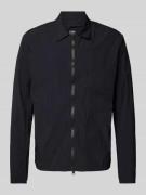 SCANDINAVIAN EDITION Jacke mit Umlegekragen in Marine, Größe S