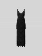 Rabanne Midikleid mit Herz-Ausschnitt in Black, Größe S/M