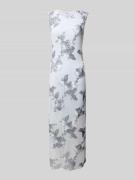 YAS Abendkleid mit Rundhalsausschnitt Modell 'FLOREE' in Hellblau, Grö...