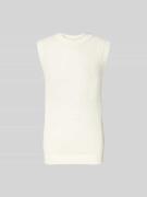 WON HUNDRED Slim Fit Pullunder in Strick-Optik in Weiss, Größe M