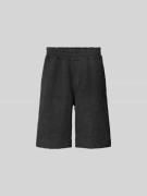 ISNURH Shorts mit elastischem Bund in Black, Größe M