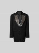 Rabanne Blazer mit Pattentaschen in Black, Größe XS/S