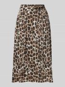 Smith and Soul Midirock mit Raffungen in Beige, Größe XXL