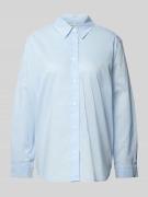 Samsøe Samsøe Regular Fit Bluse mit Kentkragen Modell 'SANOS' in Hellb...