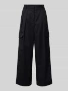 Ivy Oak Wide Leg Bundfaltenhose mit Cargotaschen Modell 'PRESTIGE' in ...