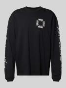 DEUS EX MACHINA Longsleeve mit Label-Print Modell 'DEFACTO' in Black, ...