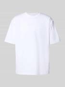 WOODBIRD T-Shirt mit Label-Stitching Modell 'Baine' in Weiss, Größe XX...