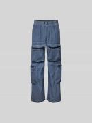 Diesel Cargohose mit elastischem Bund in Blau, Größe S