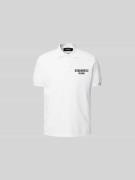 Dsquared2 Regular Fit Poloshirt aus Baumwolle in Weiss, Größe M