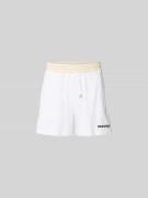 Dsquared2 Shorts mit Label-Detail in Weiss, Größe L