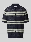 Les Deux Regular Fit Freizeithemd mit Lochmuster Modell 'Gianni' in Du...