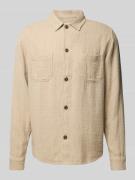 Les Deux Regular Fit Hemdjacke aus Viskose-Leinen-Mix Modell 'Hamilton...