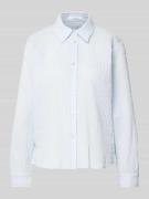 OPUS Regular Fit Hemdbluse mit Smok-Details Modell 'Finnea' in Hellbla...