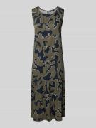 OPUS Midikleid im Stufen-Look Modell 'Wicy wildflower' in Dunkelblau, ...