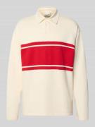 Forét Langarmshirt aus Escorial Wolle mit Polokragen Modell 'MATCH' in...