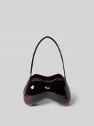 Diesel Shoulder Bag mit Logo-Applikation in Dunkelrot, Größe 1