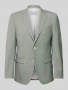 Pierre Cardin 2-Knopf-Sakko aus Schurwoll-Mix mit Pattentaschen in Gru...