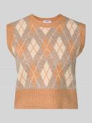 SUNCOO PARIS Pullunder mit Rundhalsausschnitt Modell 'PHILO' in Camel,...