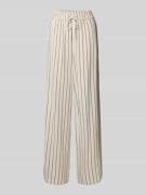 Selected Femme Loose Fit Stoffhose aus Viskose-Leinen-Mix Modell 'VIVA...