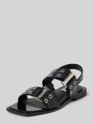 Steve Madden Sandalen mit Ziernieten Modell 'SARIA' in Black, Größe 37
