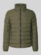 Superdry Steppjacke mit Stehkragen Modell 'Fuji' in Oliv, Größe XXXL