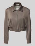 Drykorn Jacke mit Reißverschluss in Schlamm, Größe 42