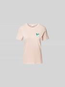 Closed T-Shirt aus reiner Baumwolle in Altrosa, Größe M