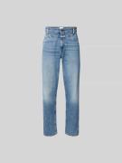 Closed Tapered Fit Jeans aus reiner Baumwolle in Jeansblau, Größe 34