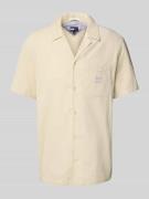 Tommy Jeans Regular Fit Cordhemd aus reiner Baumwolle in Sand, Größe M