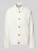 Lanius Jeansjacke mit Knopfleiste in Weiss, Größe 40