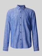 Tom Tailor Denim Relaxed Fit Freizeithemd aus Viskose-Mix mit Leinen i...