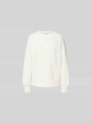 VARLEY Sweatshirt mit gerippten Abschlüssen in Ecru, Größe L