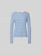 Juvia Longsleeve mit Rundhalsausschnitt in Weiss, Größe L