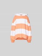 Juvia Oversized Hoodie mit Kapuze in Orange, Größe S