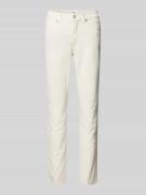 Cambio Slim Fit Jeans mit verkürztem Schnitt Modell 'PIPER' in Offwhit...