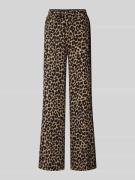 Cambio Straight Leg Stoffhose mit Tunnelzug Modell 'AVRIL' in Black, G...