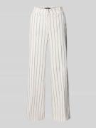 Cambio Verkürzte Stoffhose aus Leinen-Mix mit Baumwoll-Anteil Modell '...